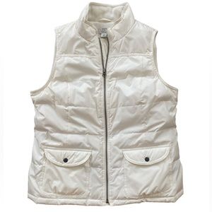 Ann Taylor Loft. Size petite medium puffer vest. Down feathers!